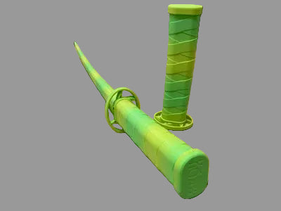 ⚔️💚 Składana Katana Fidget 🎋🔥 Teleskopowy Miecz Samurajski 🚀💎 Widowiskowy Gadżet 🎁