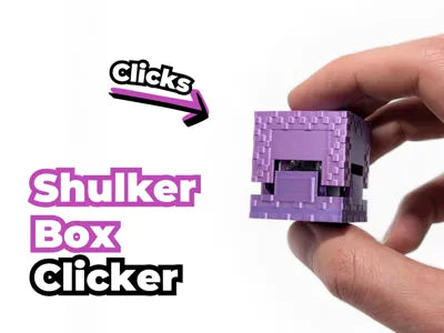 🟪 Shulker Box Clicker 🎮🔥 Minecraft Fidget Toy 🚀💎 Satysfakcjonujący Klik! 🎁